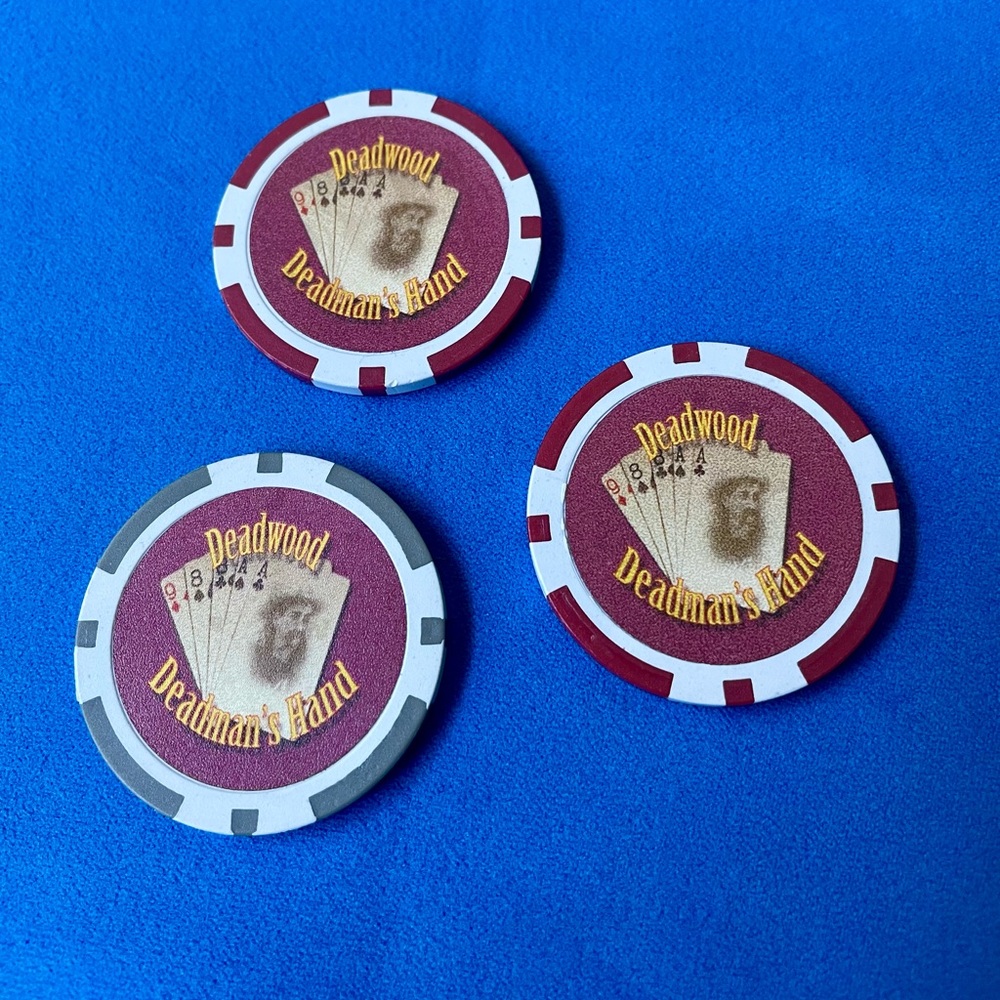 Deadwood South Dakota Deadman's Hand Chips